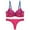 Red, variant on Vrotazzy Womens Thin Cup Lace Bra Set Shaped Push Up Underwear Matching Panty
