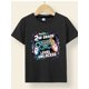 thumbnail image 2 of "2nd GRADE LEVEL UNLOCKED" Trendy Gamepad Print T-shirt- Engaging Visuals, Casual Short Sleeve T-Shirts For Boys - Cool, Lightweight And Comfy Summer Clothes!, 2 of 7
