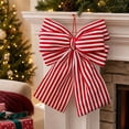 thumbnail image 4 of Christmas Tree Bow Ornament, Festive Hanging Decoration for Wreath, Garland, Front Door, Gift Box, Holiday Party and Home Decor, 4 of 7