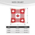 thumbnail image 4 of Kll Maple Leaves1 Decorative Throw Pillow Covers Velvet Soft For Couch Sofa Bedroom Living Room Outdoor -16"X16", 4 of 8