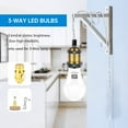 thumbnail image 6 of 3-Way Led Light Bulbs 5000K Daylight, 50 100 150 Watt Equivalent, M MayJazz A21 E26 LED Bulbs, Perfect for Home Lighting, 2 Pack, 6 of 7
