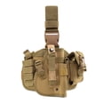 thumbnail image 1 of Pistolera Caqui Para Pierna Y Muslo, Pistola Táctica Ajustable Con Bolsa, Funda Impermeable Para Viajes Al Aire Libre, Montañismo Yuarrent HA021809-00, 1 of 5