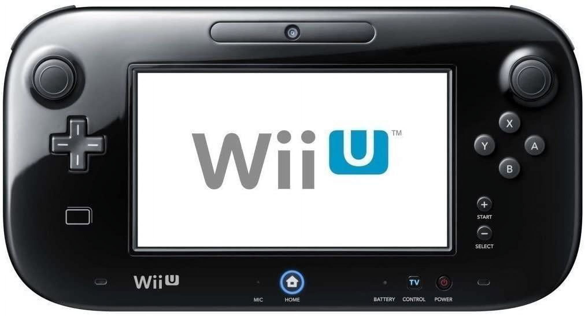 Restored Nintendo Wii U - Smash Splat Wii U Deluxe Set - game console - Full HD, Full HD, HD, 480p, 480i - black - Splatoon, Super Smash Bros. for Wii U (Refurbished) - image 3 of 8