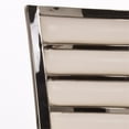 thumbnail image 4 of Hillsdale Rouen 43.75" Metal Mid-Century Counter Stool in Shiny Nickel/Ivory, 4 of 7