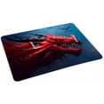 thumbnail image 1 of Tapete Mouse Pad Gaming Naceb Dragox Virtual Zone Rojo Microfibra 240mm x 310mm, 1 of 4