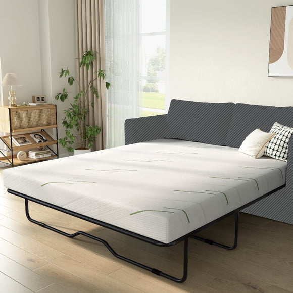 4 Inch Gel Memory Foam Sofa Mattress Cushion Twin Size
