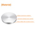 thumbnail image 3 of Unique Bargains M8 Thread 50mm Diameter Round Shape Aluminum Disc Hardware 4pack Aluminum Circle Disc Glass Top Adapter for Glass Table, 3 of 5