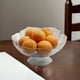 thumbnail image 5 of Bandeja para frutas y aperitivos, ideal para el hogar, la sala de estar o la mesa de centro. Bandeja plegable y portátil de dos niveles con base de madera, escurridor y estructura metálica., 5 of 9