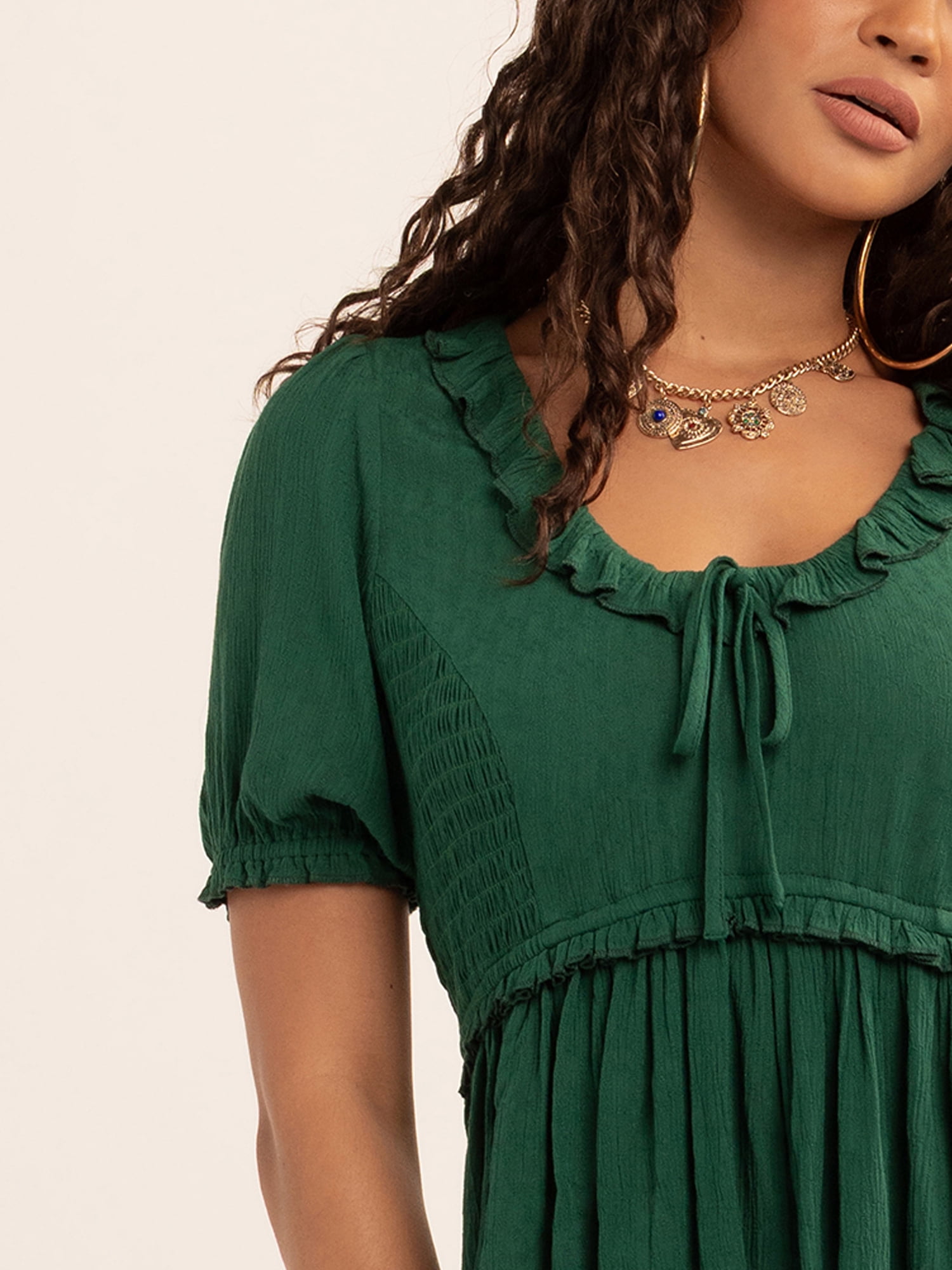 Jessica Simpson Women's Nina Ruffle Top, Sizes XS-XL