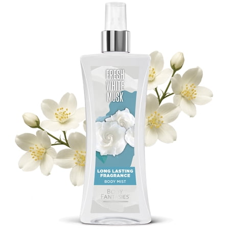 並行輸入品 ボディファンタジー ボディスプレー フレッシュホワイトムスク 236ml FRESH WHITE MUSK FRAGRANCE BODY BODY FANTASIES 未使用