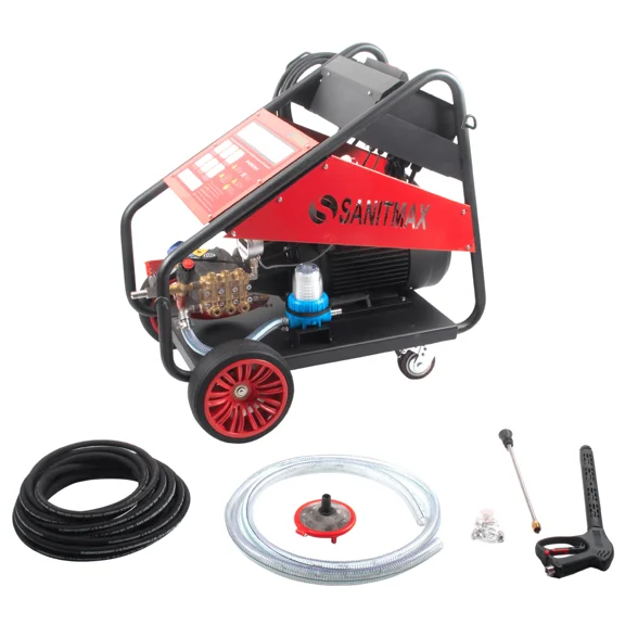 Industrial Electric Pressure Washer – 5000 PSI, 5.5 GPM, 20 HP, 460V 3-Phase Cold Water System