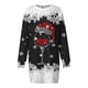 thumbnail image 3 of Vestidos Elegantes Para Mujer Vestido Casual de Manga Larga Con Cuello Redondo y Estampado Navideño de Moda de Otoño E Invierno Para Mujer, 3 of 3