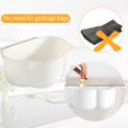 thumbnail image 2 of Batería de Cocina Cubo de basura de cocina colgante - Cubo de basura de gabinete de montaje en pared (blanco) Tmvgtek Libre de BPA, 2 of 6