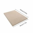 thumbnail image 3 of Faux Jute Door Mat, Non Slip Washable Low Pile Rug, Cuttable Entryway Runner with TPR Backing, Absorbent Indoor Carpet for Kitchen Bedroom Bathroom, 3 of 9