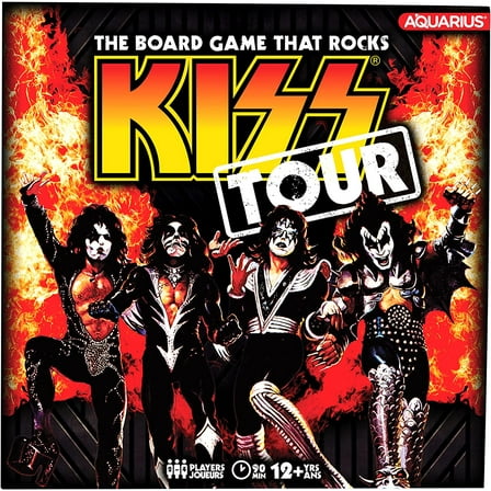 Aquarius KISS Tour Unisex for Adults Board Game, Black