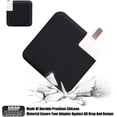 thumbnail image 4 of MacBook Silicone Power Adapter Cover Case for Apple MacBook Pro 13 2020 (A2251/A2289), Black, 4 of 7