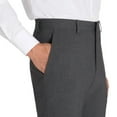 thumbnail image 3 of Calvin Klein Men's Slim Fit Stretch Flat Front Dress Pant (US, Waist Inseam, 30, 29, Regular, Regular, Black), 3 of 3