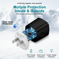 thumbnail image 3 of Compatible for iPhone Charger, HOOTEK Dual Port Charger Block Phone Charger with 2Pack 10FT Lightn-ing Cable Cord Charging Cord USB Wall Charger Adapter Cube Compatible for iPhone14/13/12/11, Black, 3 of 10