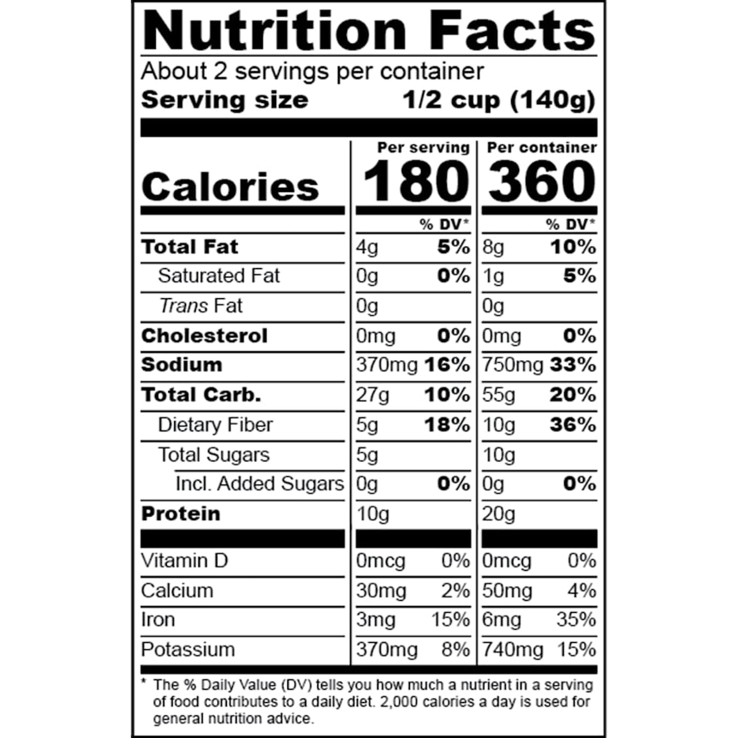 FILLO'S Peruvian Lentils Mild, 10 oz, 6 Count