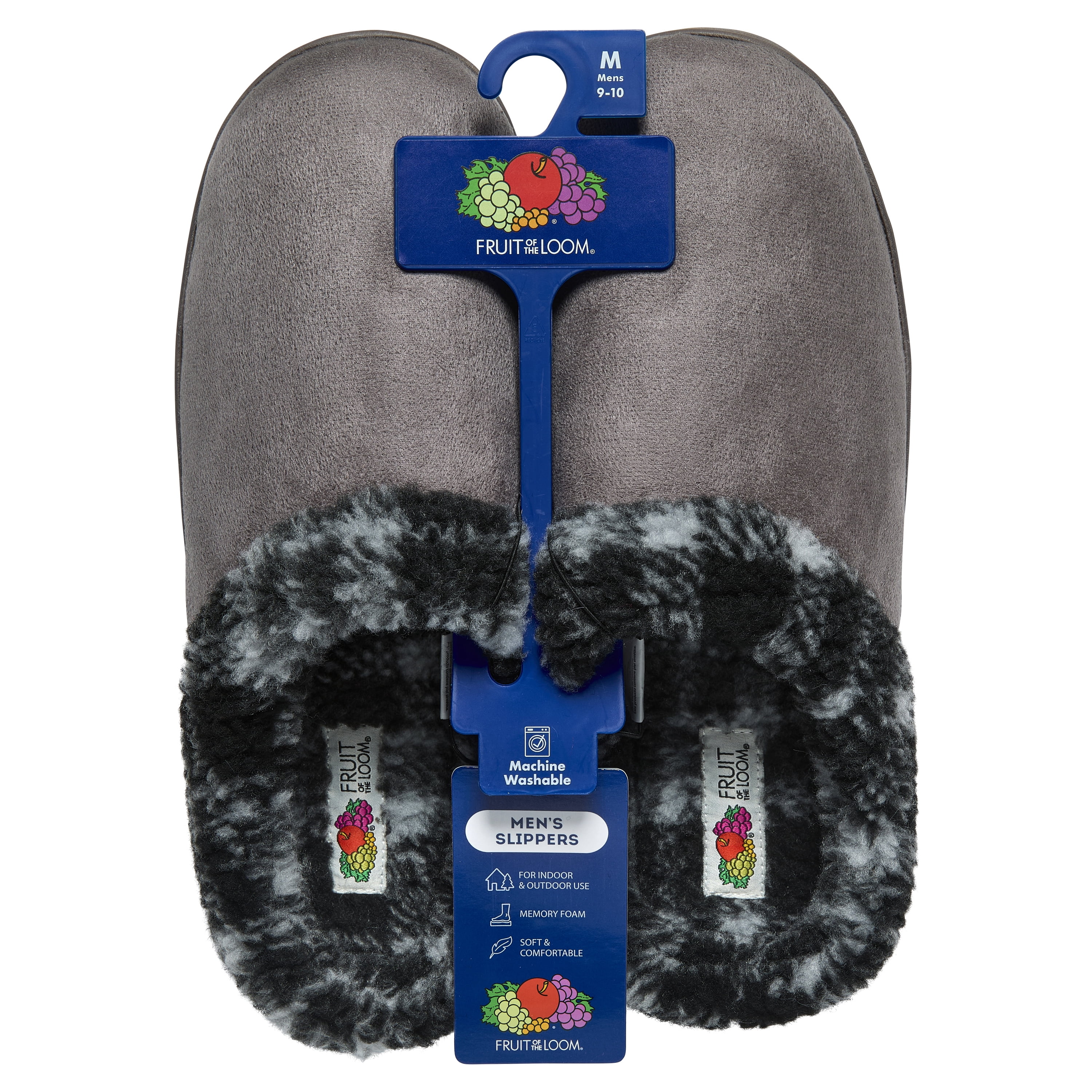 Fruit of the Loom Men's Printed Sherpa Lined Clog