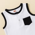 thumbnail image 5 of UYYX Boys Set Cute Baby Boy Clothes Baby Boy Clothes Toddler Summer Outfit Short Sleeve T-Shirt Tee Tops Joggers Casual Shorts 2Pcs Clothing Set, 5 of 9