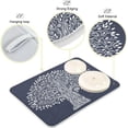 thumbnail image 3 of FREEAMG Beautiful Ethnic Tree Of Life Absorbent Dish Drying Mat Large Microfiber Kitchen Countertop Table Protector Multi-Purpose Counter Rack Sink Drainer Pad 16"x 18", 3 of 5