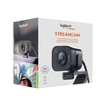 thumbnail image 6 of Logitech for Creators StreamCam - Premium Webcam for Streaming and Video Content Creation, Full HD 1080p 60 fps, Graphite, 6 of 15