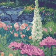 thumbnail image 4 of Yayeee Shower Curtain with Hooks 72"x72" Waterproof Fabric Bathroom Hanging Decor, Floral Mountain, 4 of 5