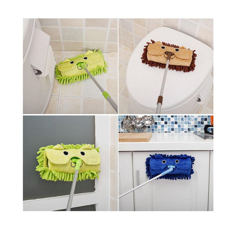 Kids Stretchable Floor Cleaning Tools Mop Broom Dustpan Play-house Toys  Gift Baby Mini Sweeping House Cleaning Toys