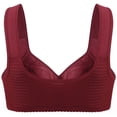 thumbnail image 6 of SPZTSX Plus Size Front Closure Lace Bras for Older Women Comfort Support Everyday Bras with Wide Straps, 6 of 7