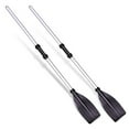 thumbnail image 3 of Telescoping Paddle, 2PCS Aluminum Alloy Detachable Boat Kayak Raft Paddle With Adjustable Length And Ribbed Blades For Durability, 3 of 8