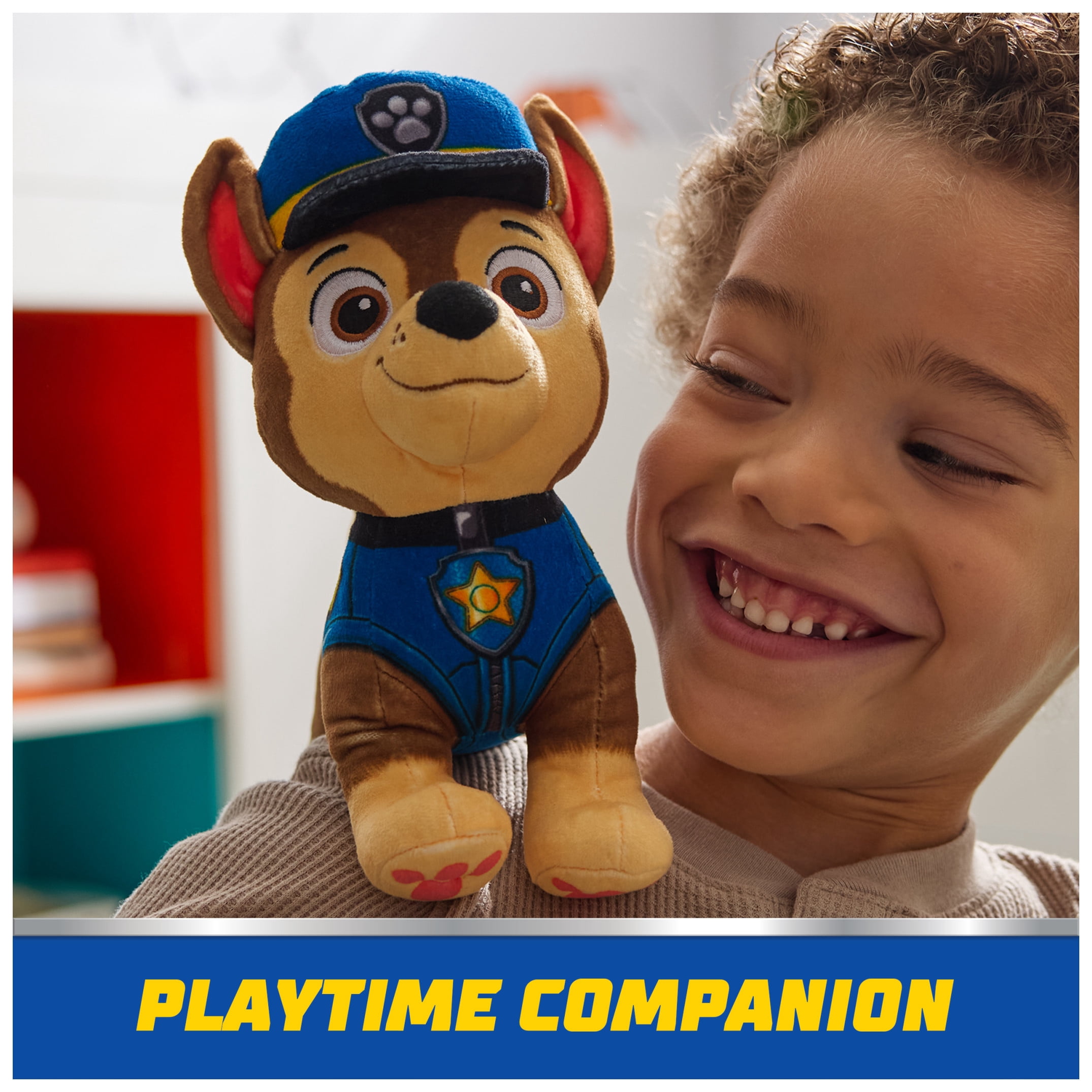 PAW Patrol Premium Plush Chase 7.5-Inches Tall with Super Soft Fur for Kids Ages 3+