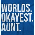 thumbnail image 2 of Worlds Okayest Aunt Niece Nephew Cute Womens Fitted Plus Size Graphic Tee Brisco Brands 3X, 2 of 5
