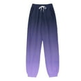 thumbnail image 4 of njshnmn Lounge Workout Jogging Women's Plus Size Sweatpant, Purple, L, 4 of 4