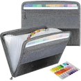thumbnail image 1 of Document Folder A4, Folder with 13 Compartments A4, Waterproof Accordion Folder, 1 of 5
