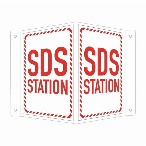 Lyle Safety Sign,6 in x 7 1/2 in,Aluminum LCVB-0029-RA_4x6