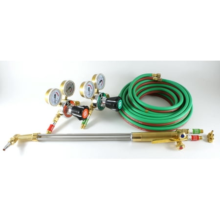 

SÜA 25 Cutting Torch + Regulators + Tip + Arrestors + 100 Hose - Compatible with Harris