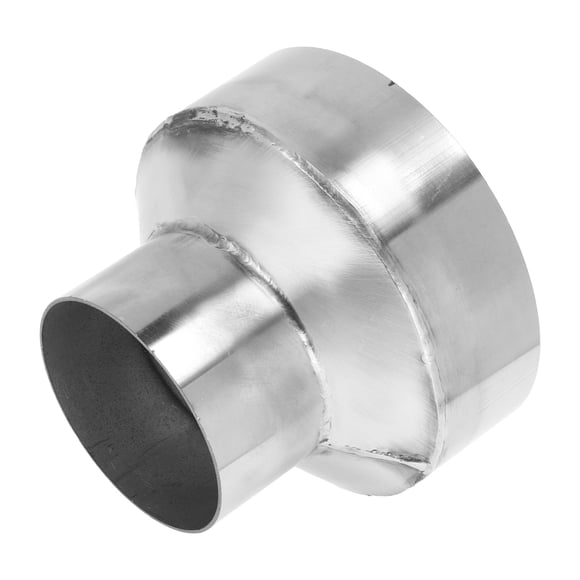 Mandrel Exhaust Pipe Adapter Concentric Reducer Car Exhaust Pipe Tubing Piping Adapter 3" OD to 5" OD 4" Length 201 Stainless Steel Silver Tone