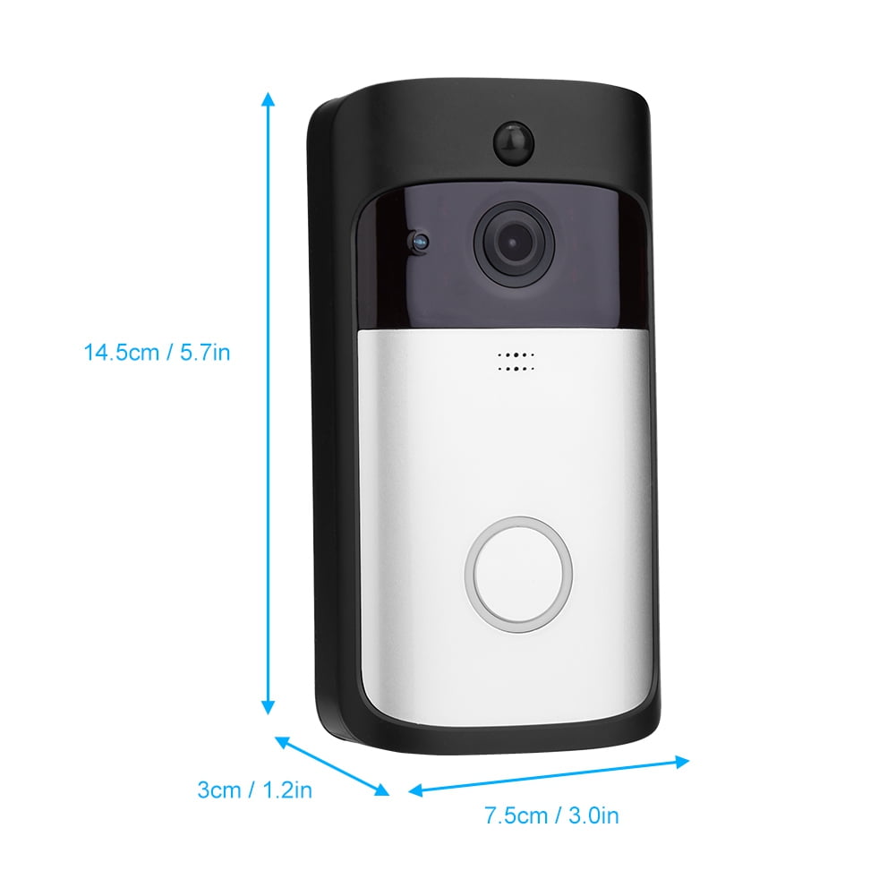 Yosoo 1080p Wifi Smart Security Doorbell Wireless Video Door Phone Ir Night Vision Camera Rainroof Lightning Protection Doorbell