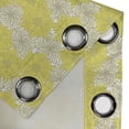 thumbnail image 4 of Ambesonne Yellow Flower Grommet Curtain, Fresh Garden Art, 50" x 96", Yellow Cream, 4 of 6