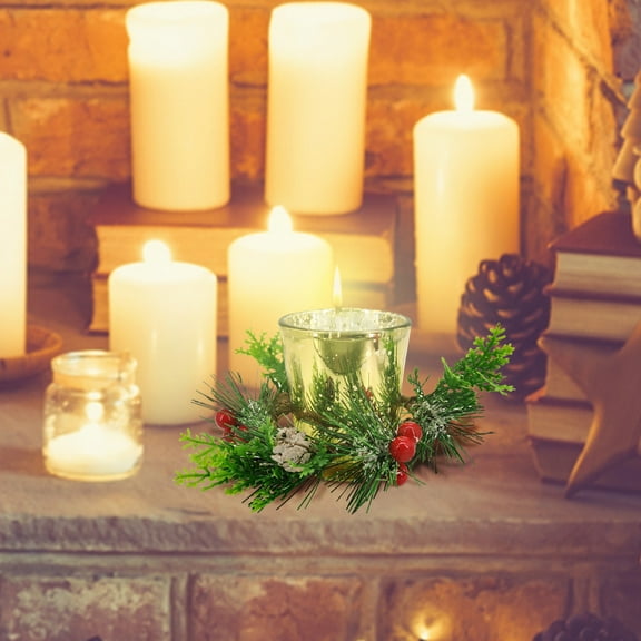 Cheapark Rotating Color Changing Glitter Led Flameles Romantic Crystal Candle 160ml