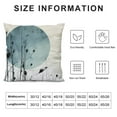 thumbnail image 5 of COMIO  Blue Moon Abstract Landscape Home Bedroom Decorations Soft Throw Pillow Cover, Watercolor Drawing Boho Pillow Case Pillowcase,, 5 of 5