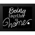 thumbnail image 2 of Villa, Mlli 14x12 Black Modern Framed Museum Art Print Titled - Being Together Home, 2 of 5