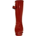 thumbnail image 3 of Hunter Women's Original Short Gloss Military Red Mid-Calf Rubber Rain Boot - 5M, 3 of 3