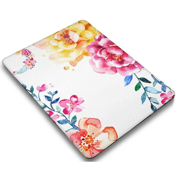 KSK KAISHEK Hard Case Only for 2015 - 2012 Released Old MacBook Pro 15 inchs with No Touch No USB-C / CD-ROM + Black Keyboard Cover Model: A1398 Flowers 235