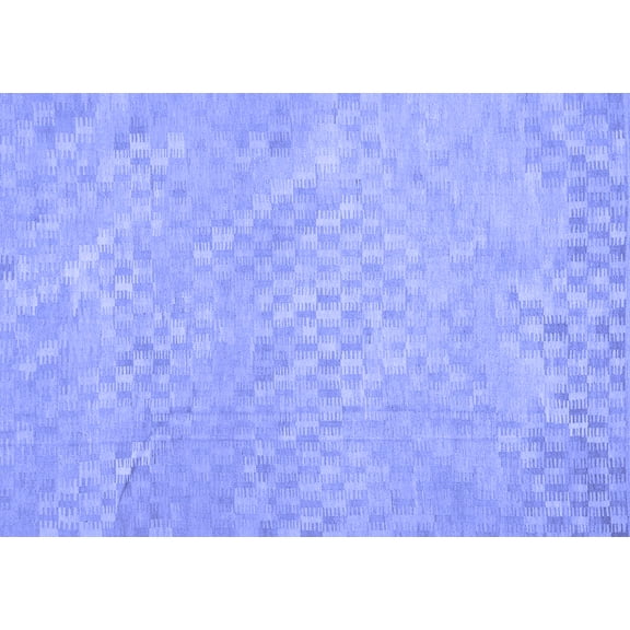 Ahgly Company Indoor Rectangle Abstract Blue Contemporary Area Rugs, 3' x 5'