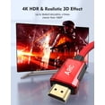 thumbnail image 2 of Cable HDMI ARC Silkland 4K 60 Hz HDMI 2.0 de 2 m para barra de sonido, 2 of 7