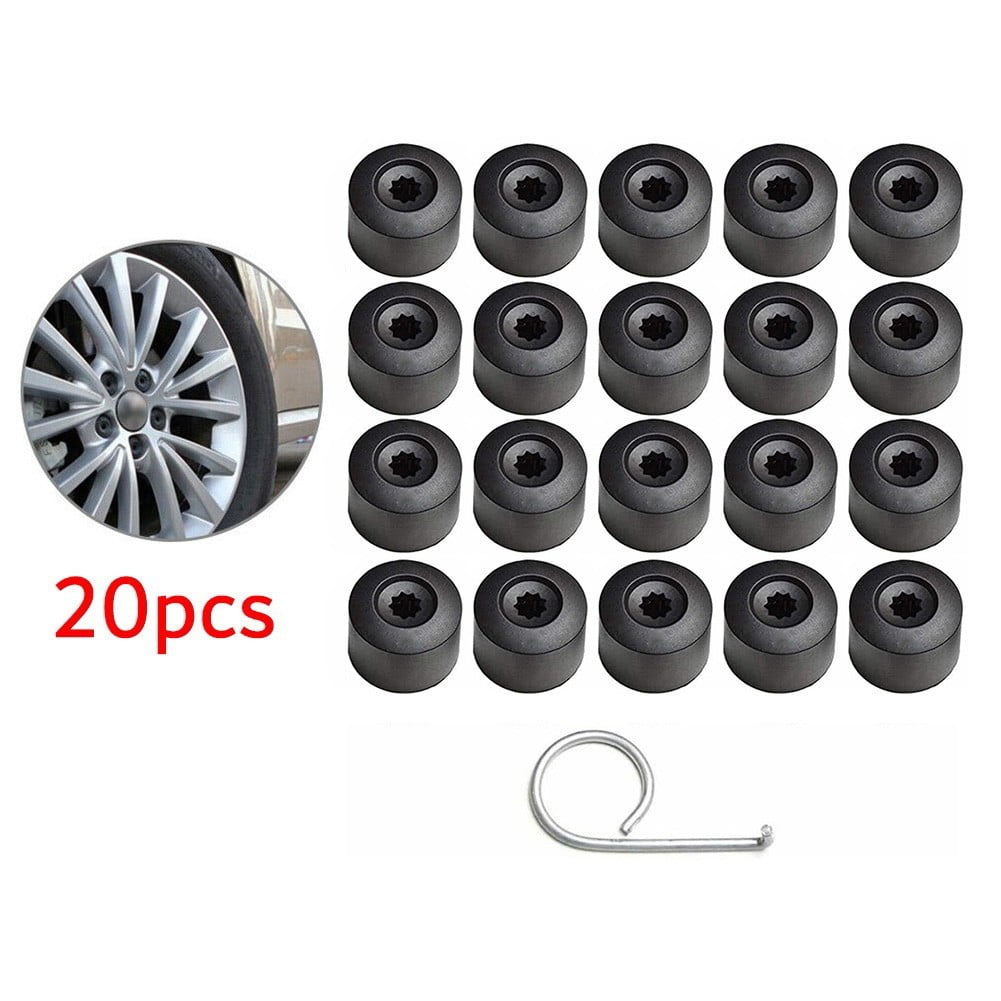 20Pcs Wheel Nut Bolt Tire Screw Cover Cap Dust cover 17mm For VW Volkswagen
