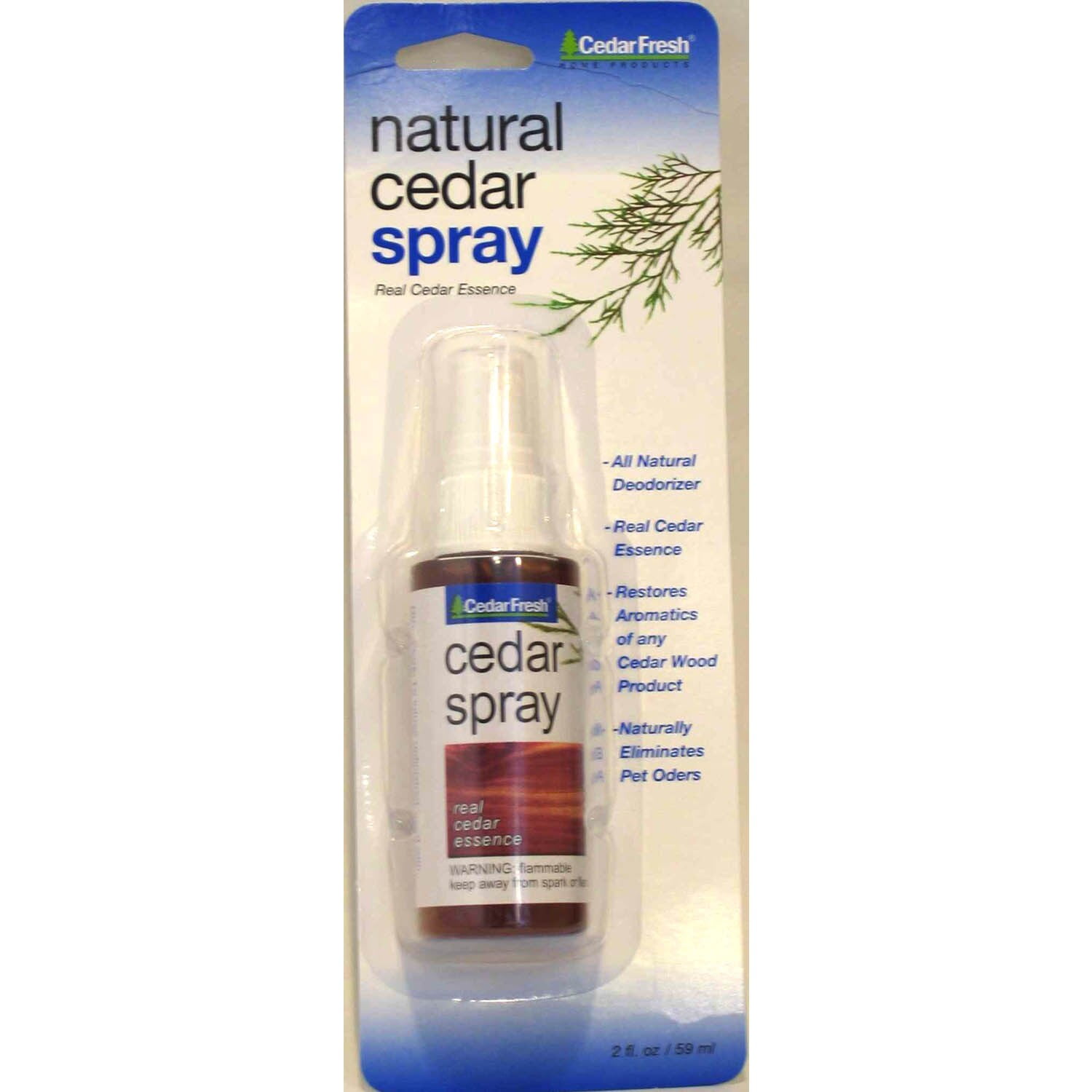 Household Essentials Cedar Oil Power Spray 2 Oz Com