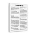 thumbnail image 2 of Scripture Walls Proverbs 24 Chapter White Bible Canvas Christian Wall Art Ready to Hang Unframed, 2 of 13